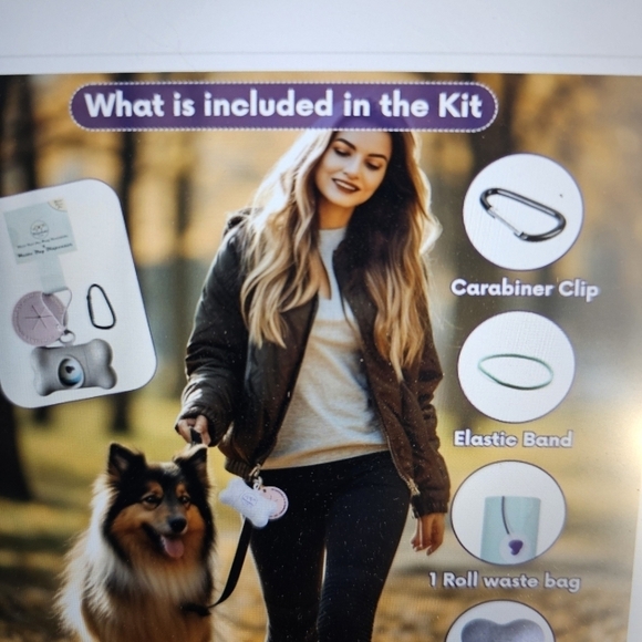 New in Package Petmarkable Complete Earth-Conscious Dog Waste Kit + Box of Bags - Picture 3 of 11